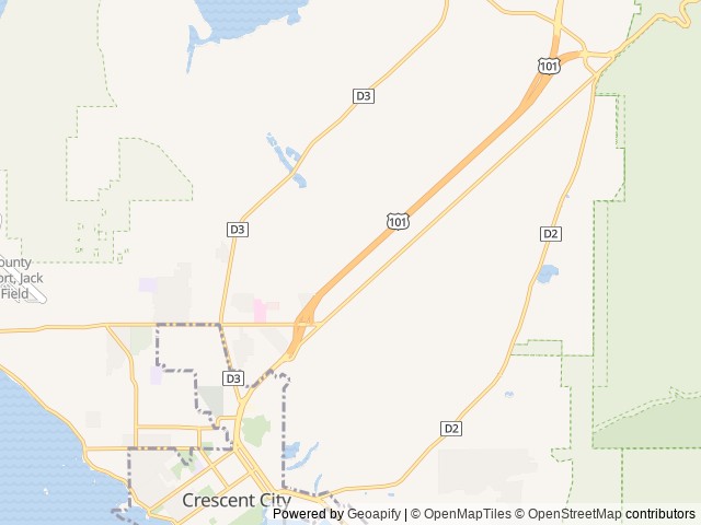 Map for 2025 Keystone RV Springdale Classic Mini 1800BH near Crescent City, OR