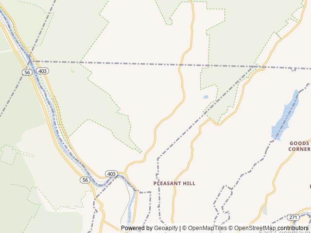 Map for 2010 Jayco Designer 37RLQS near Johnstown, PA