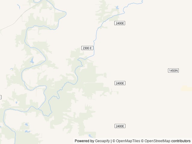 Map of Hebron Hills Camping location at Oakland, IL, United States