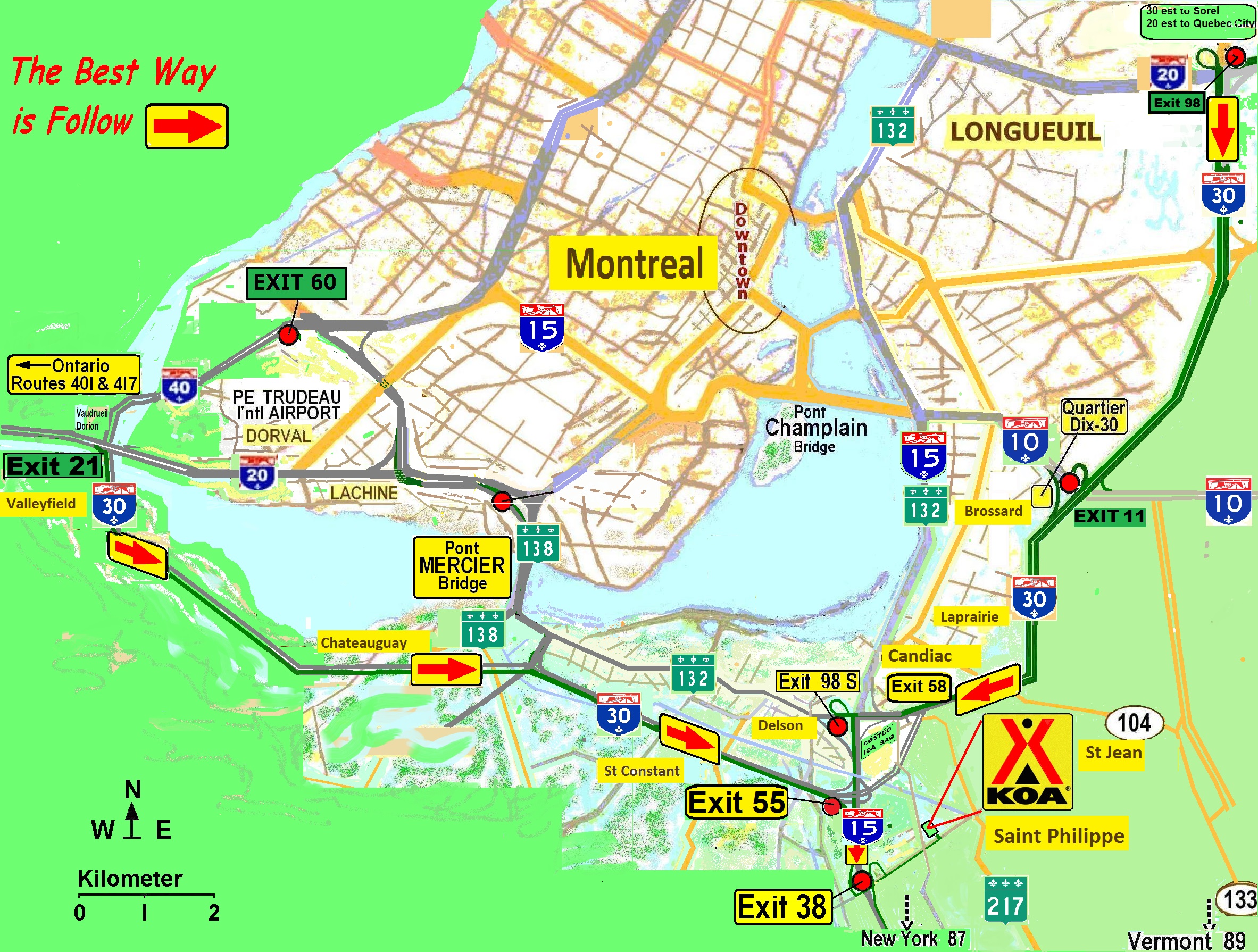 Montreal South KOA Journey