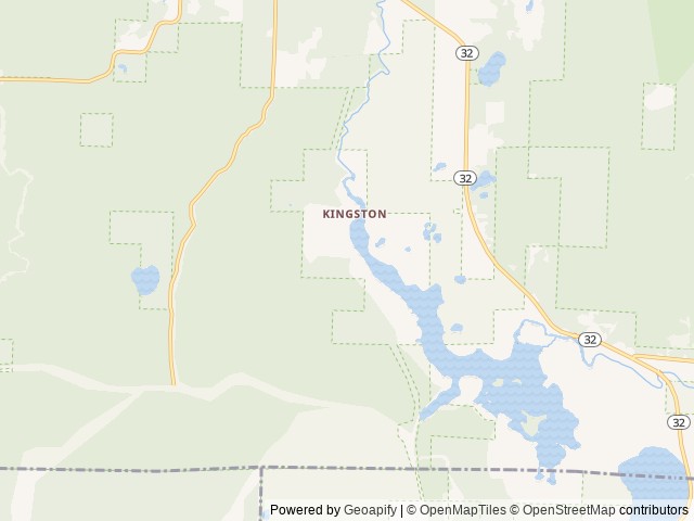 Map of Spur of the Moment Ranch location at Mountain, WI, United States