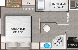 2022 Four Winds - Bunkhouse & Outdoor TV