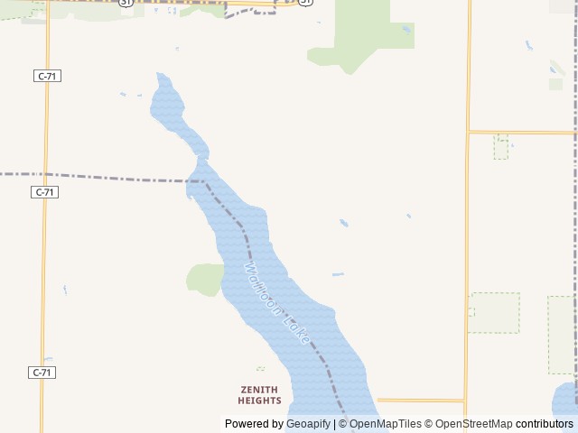 Map of The RV Park at Burnt Marshmallow Brewstillery/Rudbeckia Winery location at Petoskey, MI, United States