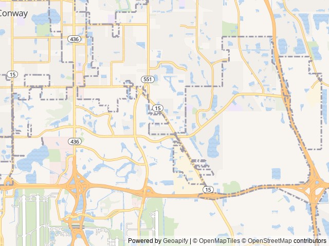 Map for Mickey's Cozy Magic Retreat near Orlando, FL