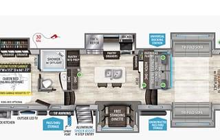 2021 Momentum 376THS RV rental photo 3