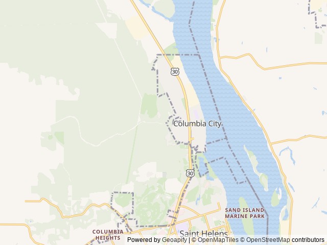Map for 2023 Forest River RV Forester LE 2351LE Ford near Columbia City, WA