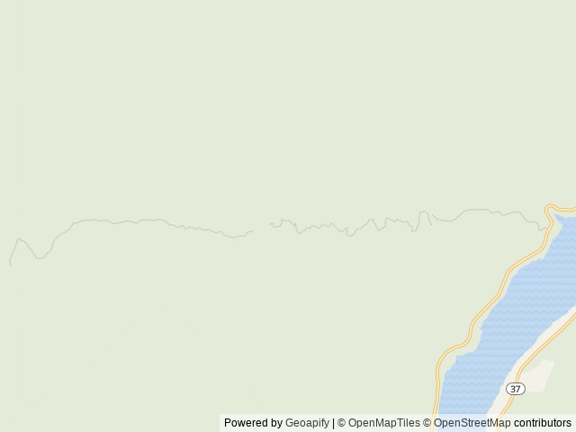Map of Webb Mtn. Lookout Rental location at Eureka, MT, United States