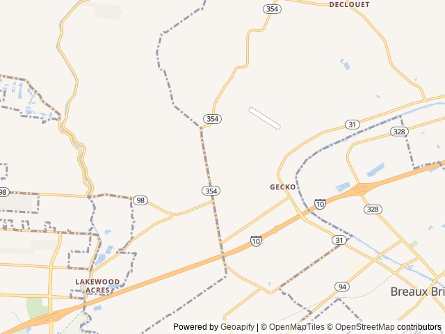 Map for 2024 Jayco Jay Flight SLX 284BHS near Breaux Bridge, LA