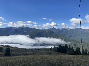 GARNET MOUNTAIN FIRE LOOKOUT view W
