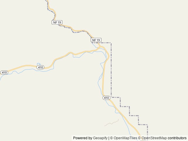Map of Halfway Flat Campground location at Naches, WA, United States