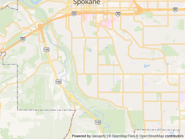 Map for Camper Carl Jayco JayFlight near Spokane, WA