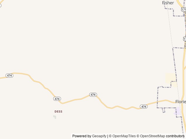 Map for 2018 Heartland Trail Runner SLE 302 near Florien, LA