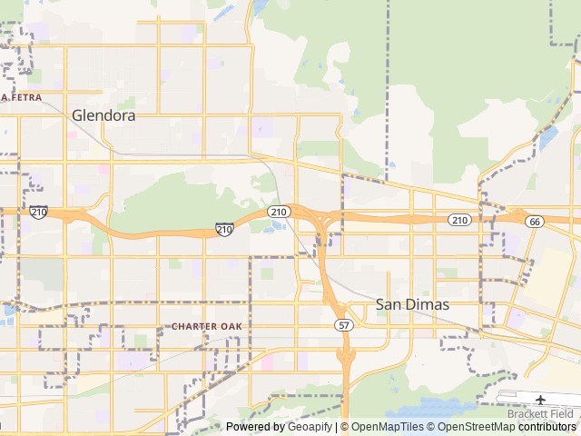 Map for 2021 Thor Motor Coach Chateau 22E Chevy near Big Bear Lake, CA