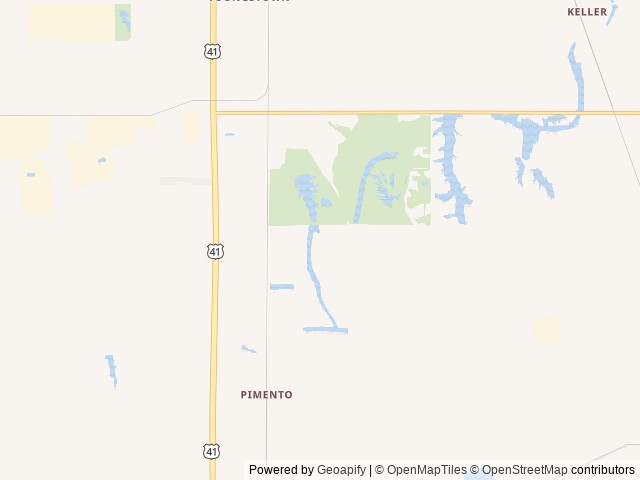 Map of Fowler Park location at Terre Haute, IN, United States