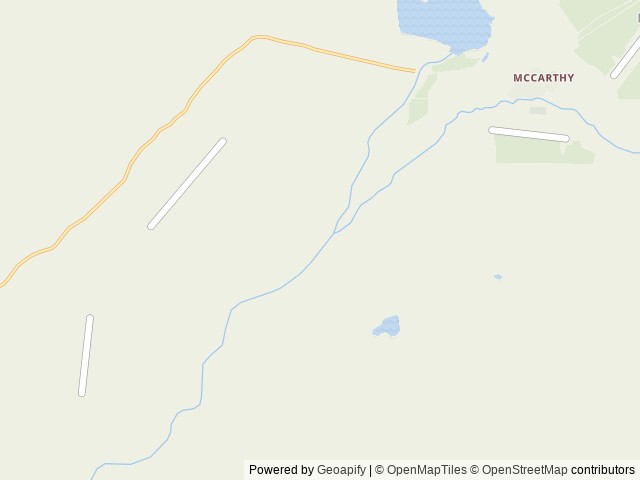 Map of Camp McCarthy location at McCarthy, AK, United States