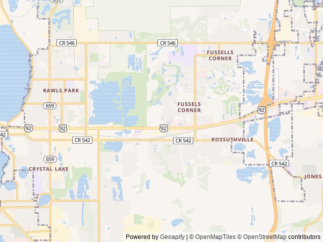 Map of Palm Breeze Estates location at Lakeland, FL, United States