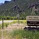 Rex Hale Campground Entrance with brown and yellow sign