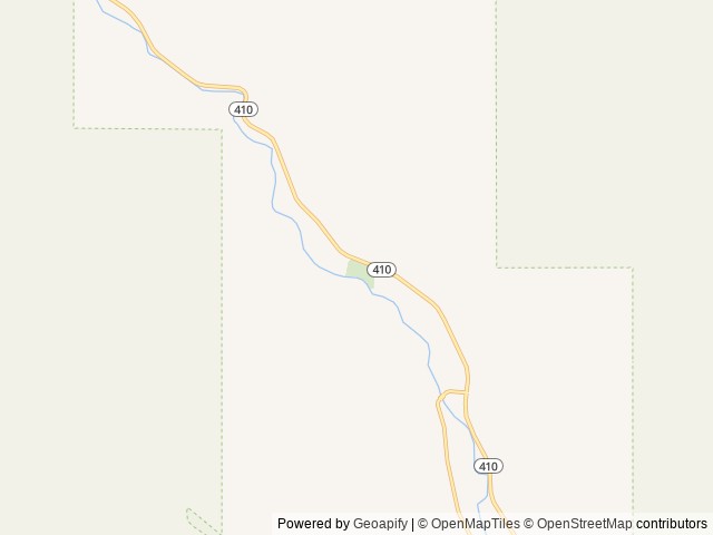 Map of Elk Ridge Campground location at Naches, WA, United States