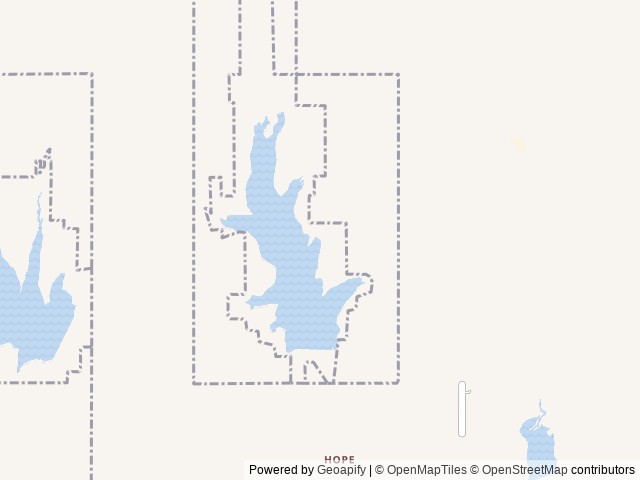 Map of Clear Creek Lake location at Marlow, OK, United States