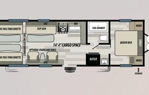 Toy hauler 2020 Forest River RV Stealth FQ2514