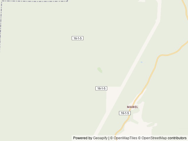 Map of Shotgun Creek Recreation Site location at Marcola, OR, United States