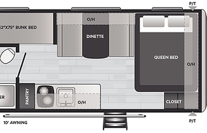 Perfect small family camper! Golf Cart Add On!