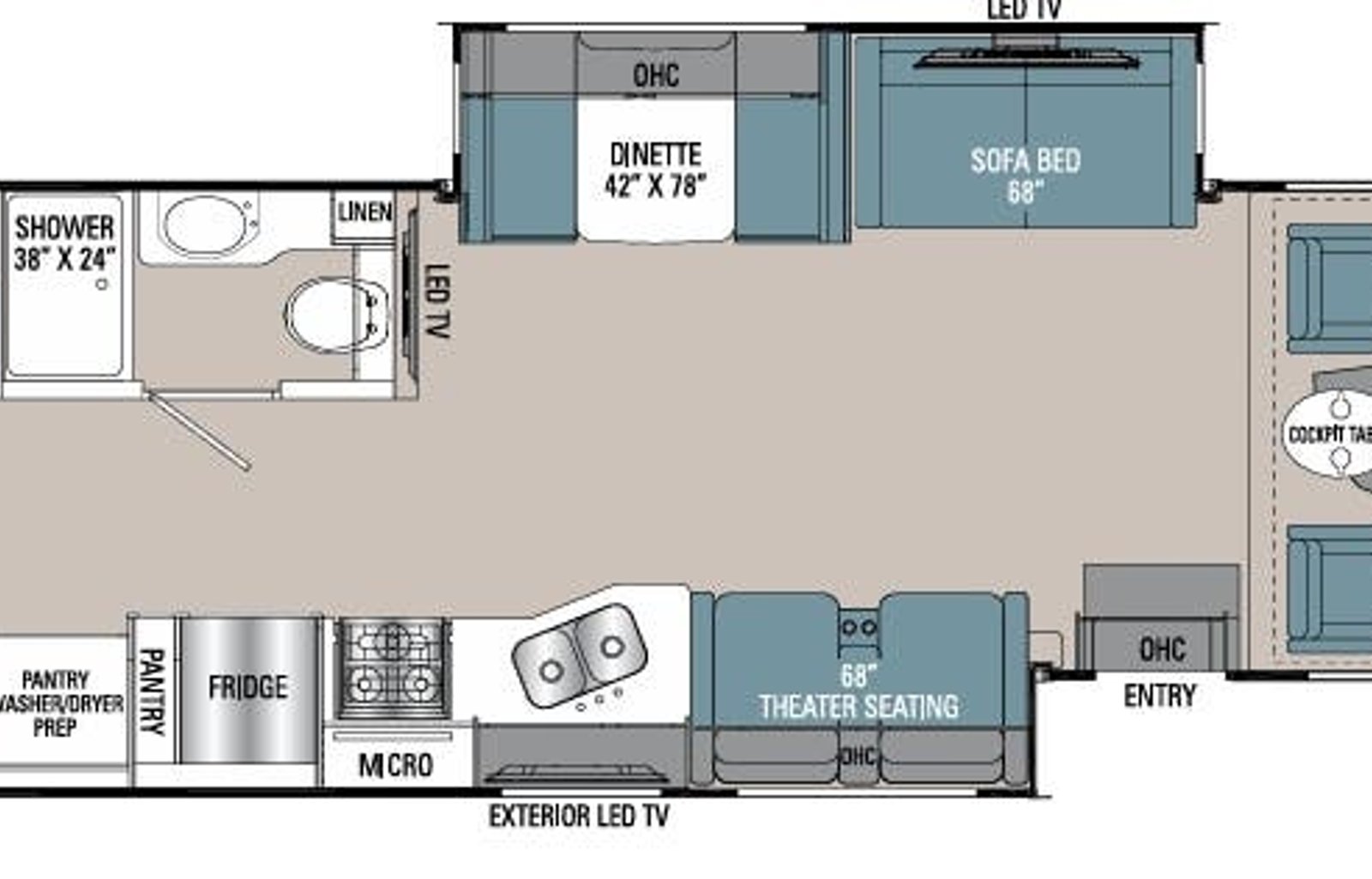 2020 coachmen Mirada 350s  Class A