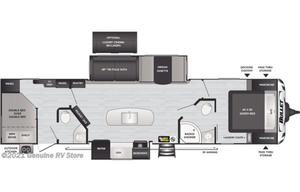 2021 Keystone Bullet 2 BD (1 1/2 BA) Delivery only