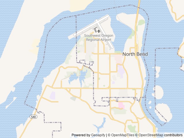Map for 2014 Palomino Puma 22-RB near North Bend, OR