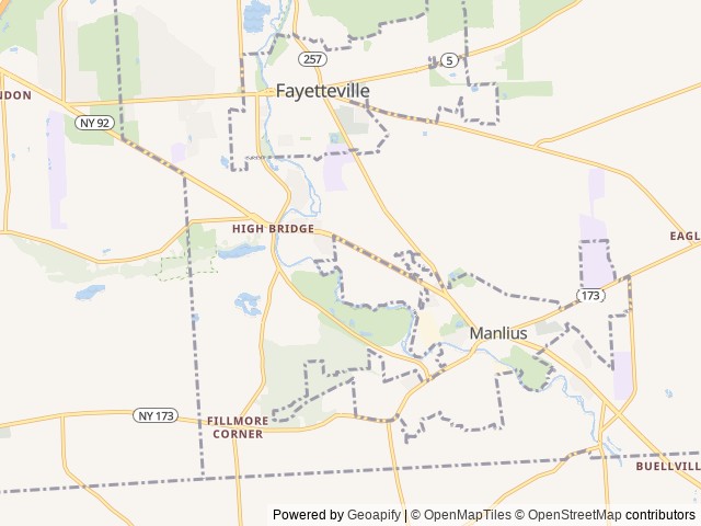 Map for 2018 Winnebago Forza 36G near Manlius, NY