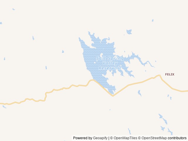 Map of Rocksteady Adventures location at Farmington, CA, United States