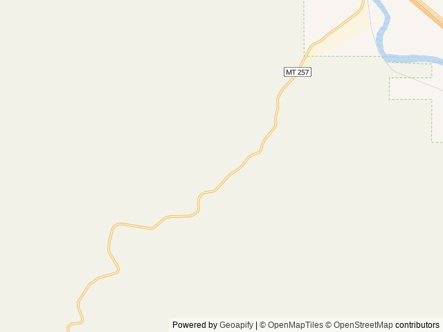 Map of Trout Creek Campground (MT) location at Superior, MT, United States
