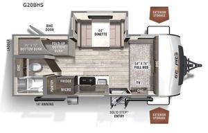 2021 Forest River RV Rockwood Geo Pro 20BHS