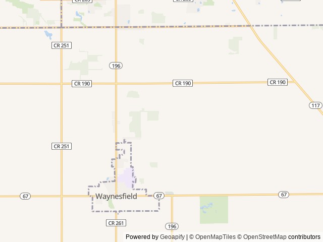 Map for Family Adventure Thor 37TB Bunkhouse near Waynesfield, OH