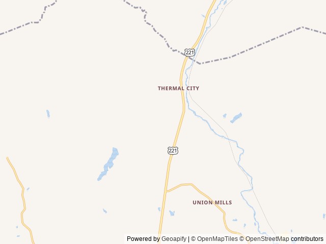 Map of Peek of the Mountains Campground & RV Park location at Union Mills, NC, United States