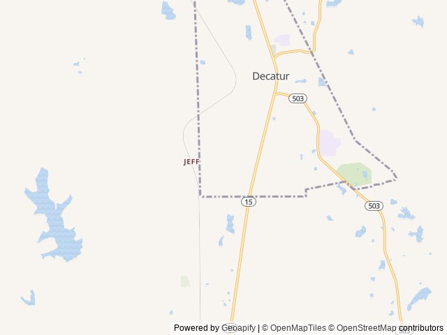 Map for 2019 White Hawk 32BHS near Decatur, MS