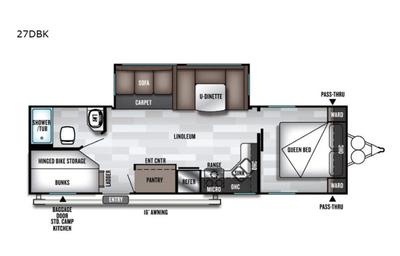 "Fortitude" 2019 Forest River RV Salem 27DBK