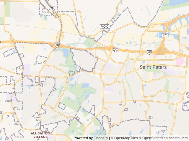 Map for Eureka Maru, a 4 season boondocker w/ heated tanks near St. Peters, MO