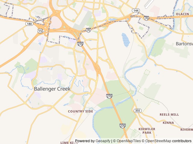 Map for 2013 Jayco Greyhawk 31FK near Frederick, MD