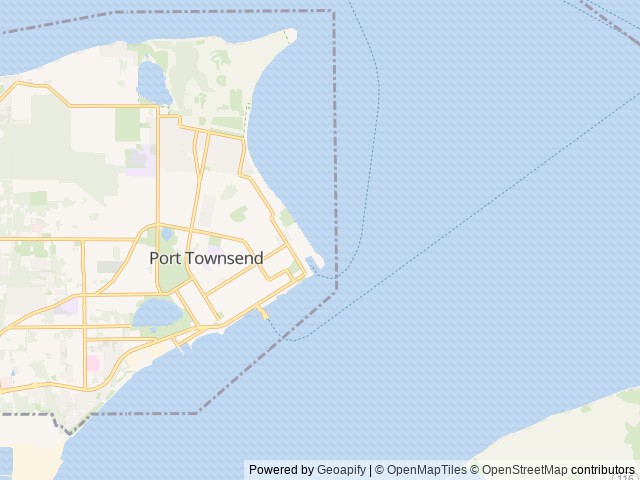 Map of Point Hudson Marina & RV Park location at Port Townsend, WA, United States