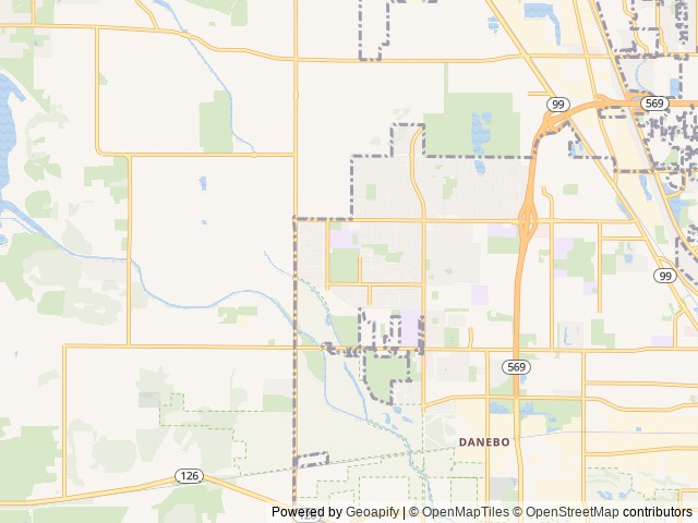 Map for 2023 Heartland Sundance 2 Bedroom near Eugene, OR