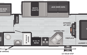 2021 Keystone Hideout LHS 318BR