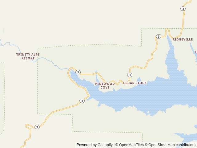 Map of Stoney Group Shasta-trinity location at Redding, CA, United States