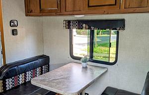 Tow-Friendly, Lightweight trailer with bunks!