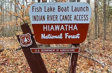 USFS Signage - Fish Lake