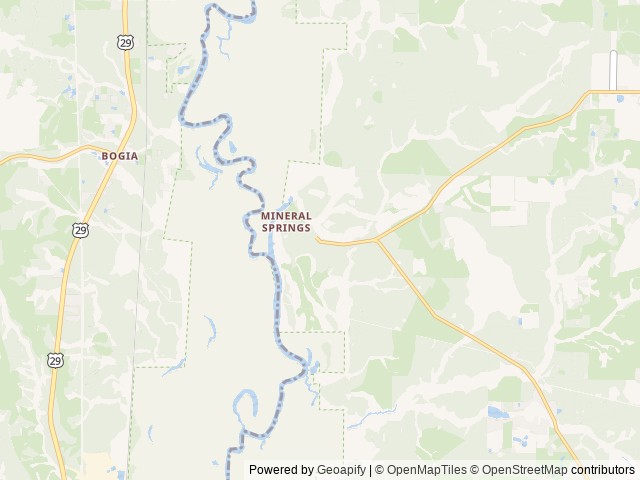 Map of Chumuckla Springs RV Resort location at Jay, FL, United States