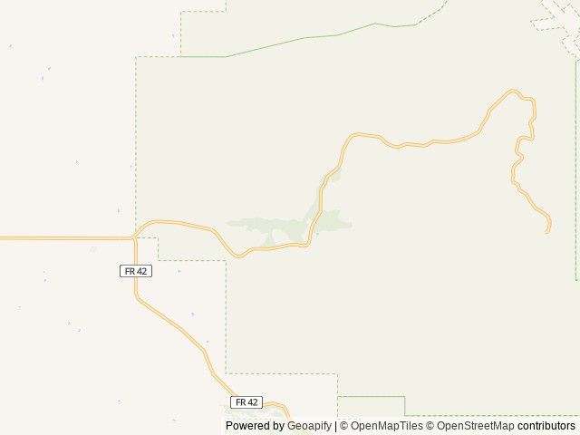 Map of Bonita Canyon Campground location at Willcox, AZ, United States