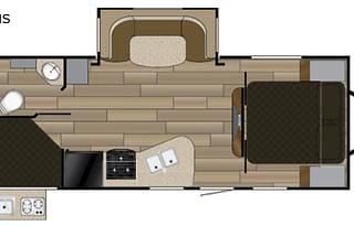 2018 Shadow Cruiser 24ft Bunkhouse Trailer