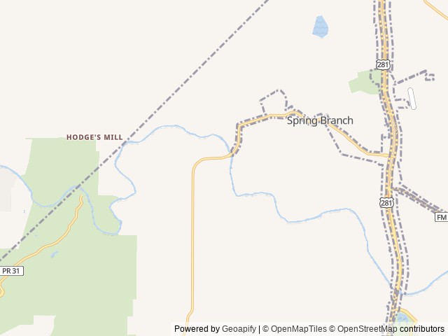 Map of Guadalupe River RV Park Campgrounds & Nature Trails LP location at Canyon Lake, TX, United States
