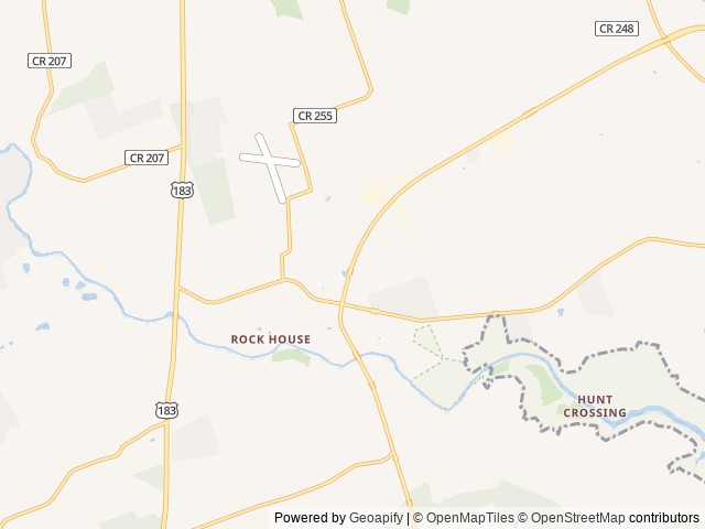 Map of Jellystone Park Austin North location at Georgetown, TX, United States